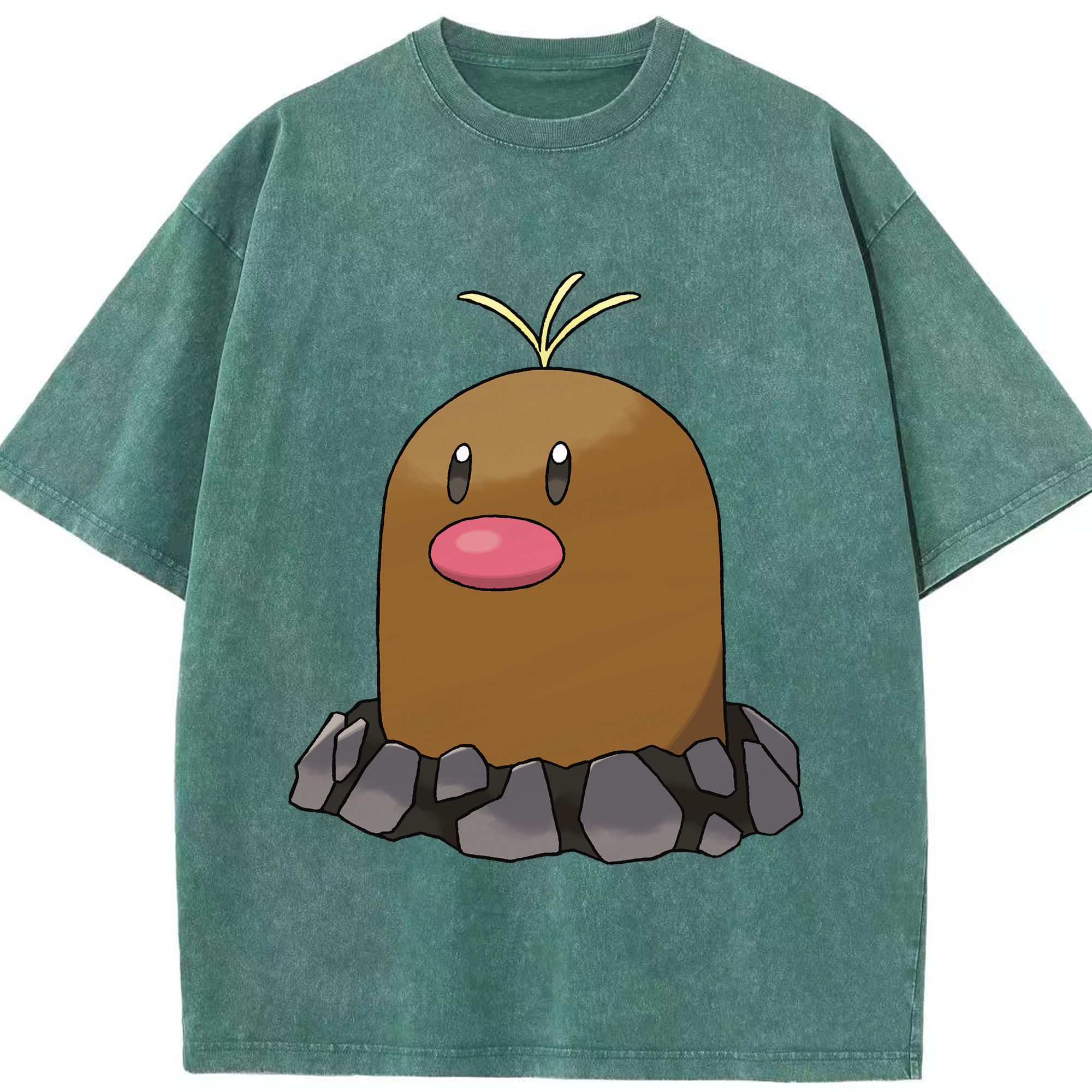 （画像用） ポケットモンスター Pokémon 綿100% ヴィンテージ風 半袖Tシャツ（フロントプリント）